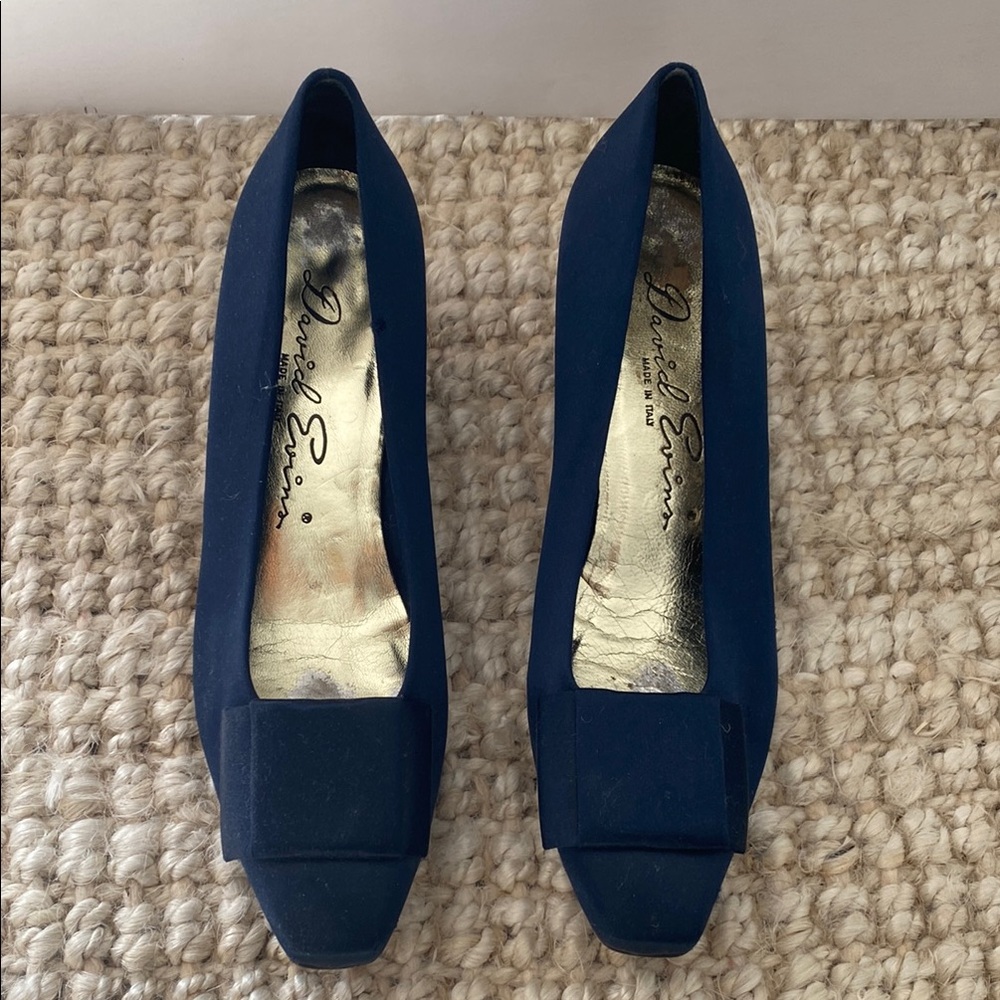 DAVID EVINS | vintage Women's Blue Heels